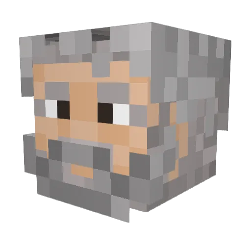 Eyefunkist Minecraft avatar head, 3D render