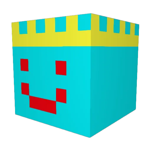 Eyescream4678 Minecraft avatar head, 3D render