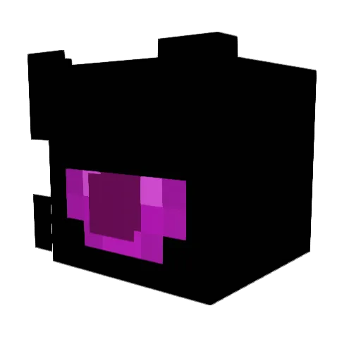 Eyesire Minecraft avatar head, 3D render