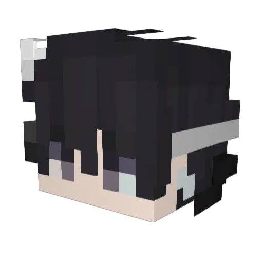 Eyfen_ Minecraft avatar head, 3D render