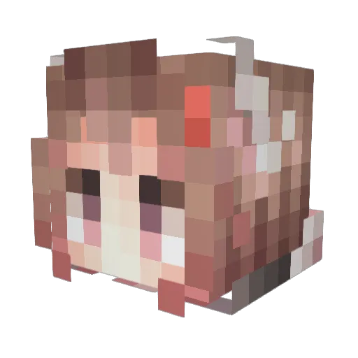 EyjafjallaHB Minecraft avatar head, 3D render