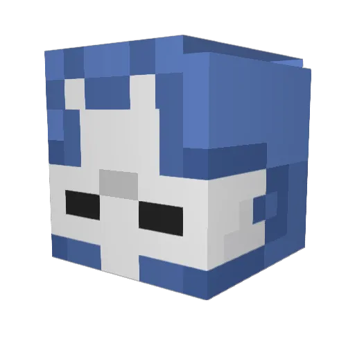 Eylan26 Minecraft avatar head, 3D render