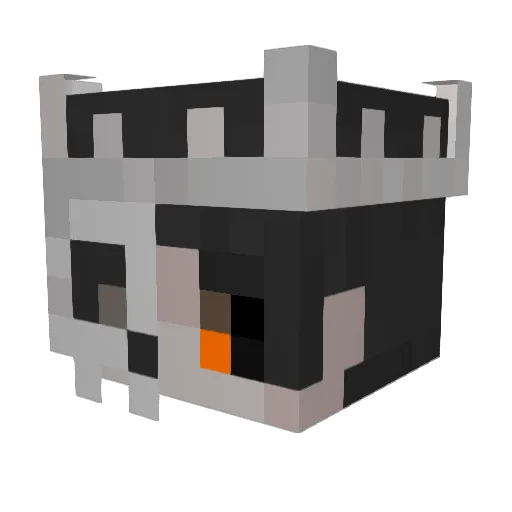 Eyndrk Minecraft avatar head, 3D render