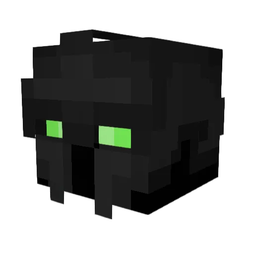 Eynstein Minecraft avatar head, 3D render