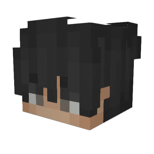 Eyonyx Minecraft avatar head, 3D render