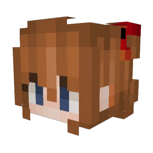 Eyphixayele Minecraft avatar head, 3D render