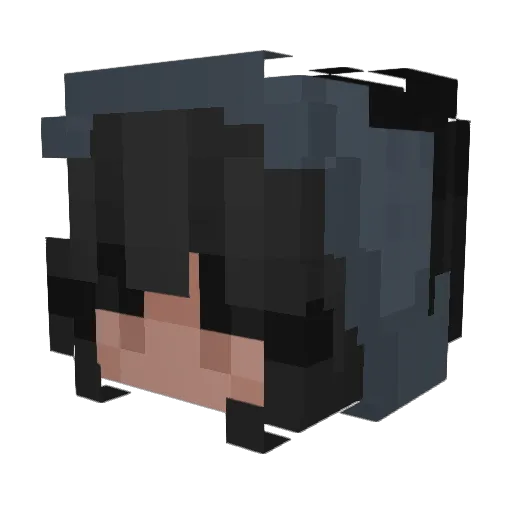 EyupKan Minecraft avatar head, 3D render