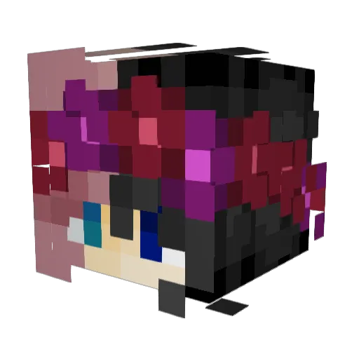 EzChurro1 Minecraft avatar head, 3D render