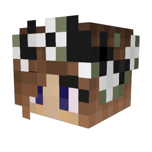 EzKetchup Minecraft avatar head, 3D render