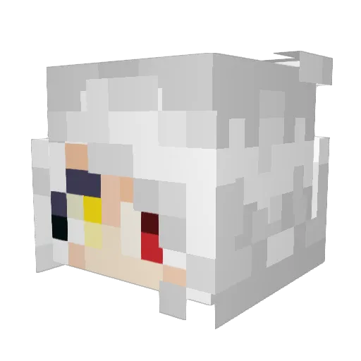 EzLite Minecraft avatar head, 3D render