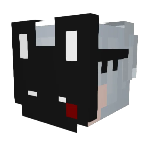 EzPZJuStIn Minecraft avatar head, 3D render