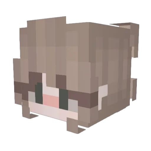 EzPlebs Minecraft avatar head, 3D render