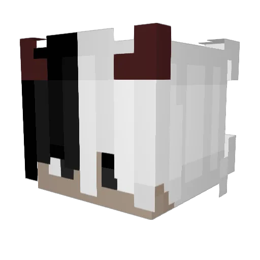 EzPzStudent_15 Minecraft avatar head, 3D render