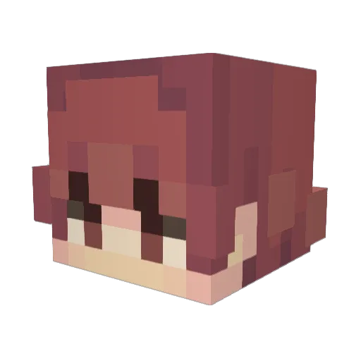 EzRaThEGrEAtT88 Minecraft avatar head, 3D render