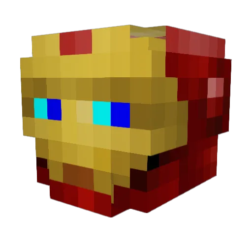 Ez_MINER_Pz Minecraft avatar head, 3D render