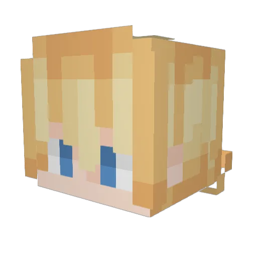 Ez_Punssh Minecraft avatar head, 3D render