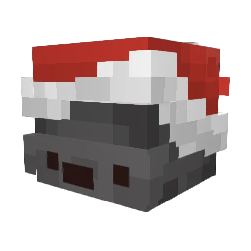 Ezaix Minecraft avatar head, 3D render