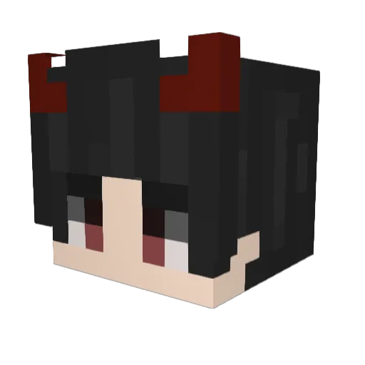 Ezc0 Minecraft avatar head, 3D render