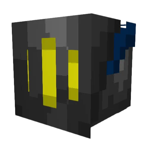 Ezcarius Minecraft avatar head, 3D render