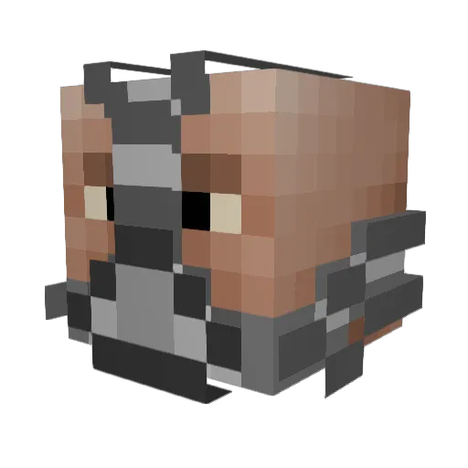 EzeArean Minecraft avatar head, 3D render