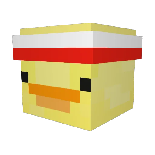 Ezi999 Minecraft avatar head, 3D render