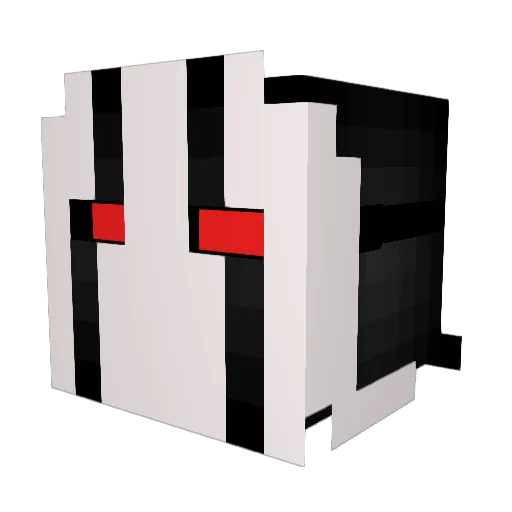 EzikX Minecraft avatar head, 3D render