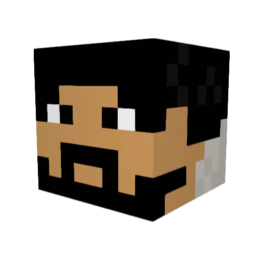 Ezio0405 Minecraft avatar head, 3D render