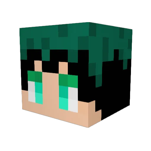 Ezk9861 Minecraft avatar head, 3D render