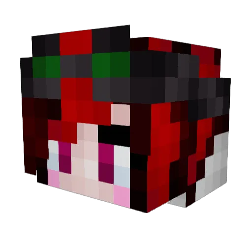 Ezkild Minecraft avatar head, 3D render