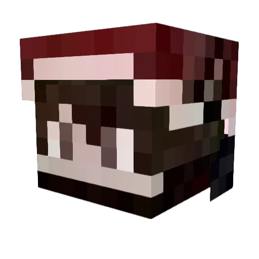 Ezkoler Minecraft avatar head, 3D render