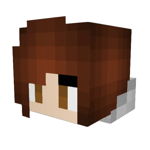 EzlynRye Minecraft avatar head, 3D render