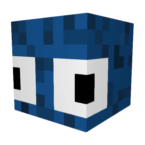 Ezmc9 Minecraft avatar head, 3D render
