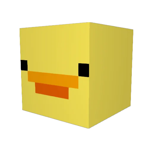 EzminXD Minecraft avatar head, 3D render