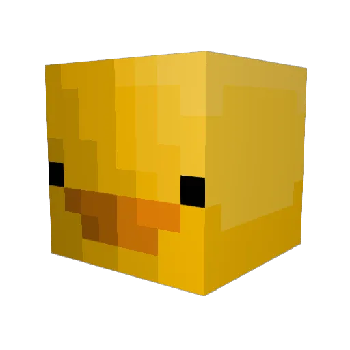 Ezonic3 Minecraft avatar head, 3D render