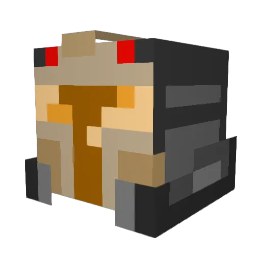 EzrBruh Minecraft avatar head, 3D render