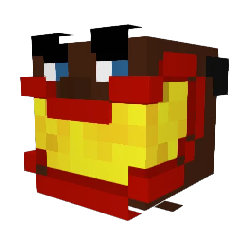 Ezra197 Minecraft avatar head, 3D render
