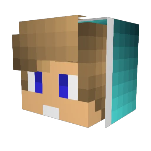 Ezra2503 Minecraft avatar head, 3D render
