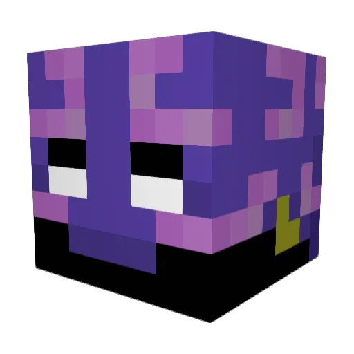 EzraCala Minecraft avatar head, 3D render