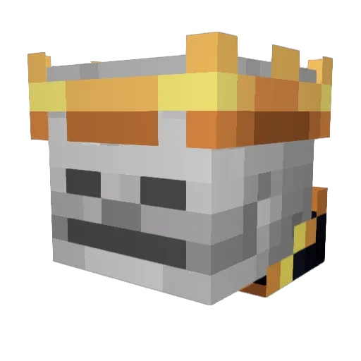 EzraGil08 Minecraft avatar head, 3D render