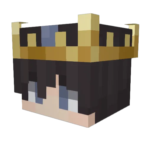 Eztheban Minecraft avatar head, 3D render