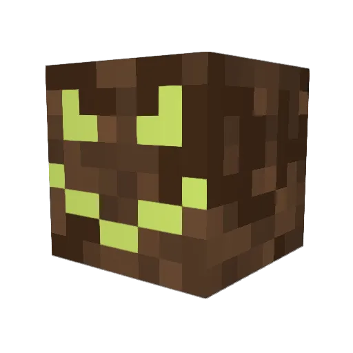Eztic Minecraft avatar head, 3D render