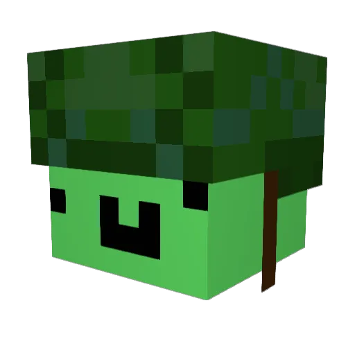 EzzdSparkle Minecraft avatar head, 3D render