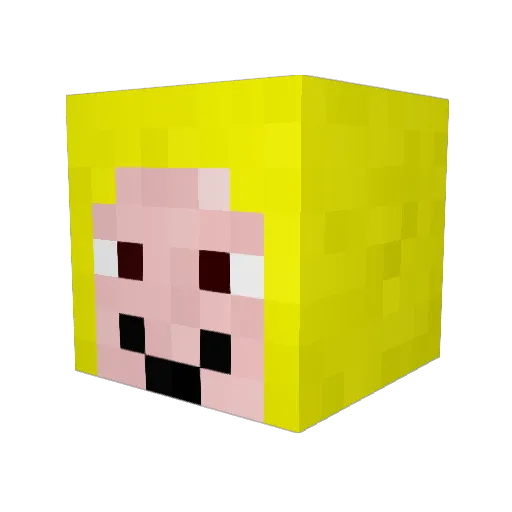 EzzieJasmijn Minecraft avatar head, 3D render