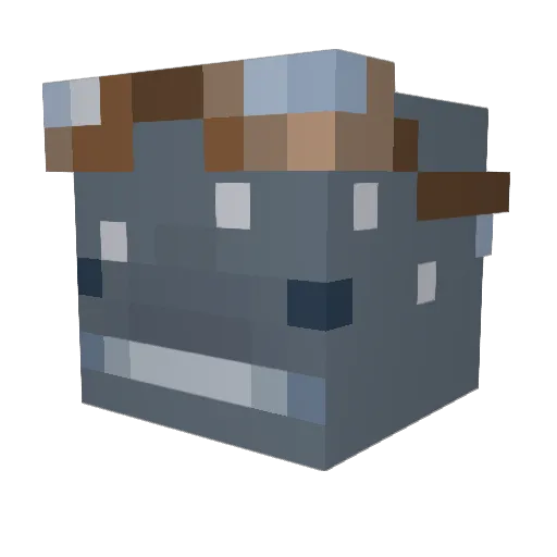Ezziewild3 Minecraft avatar head, 3D render
