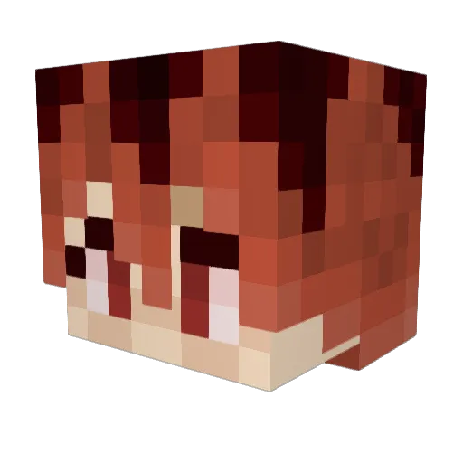Ezzyxo Minecraft avatar head, 3D render