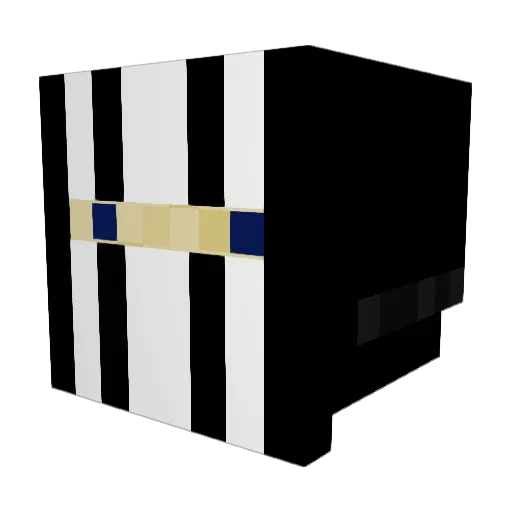 F0RGT Minecraft avatar head, 3D render