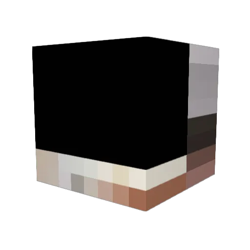 F0ngel Minecraft avatar head, 3D render