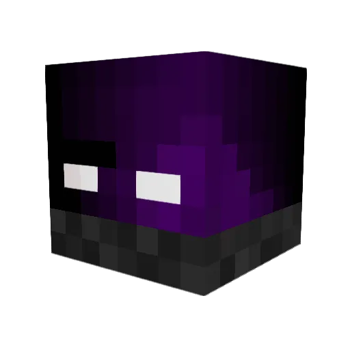F0r54k3n50ul Minecraft avatar head, 3D render