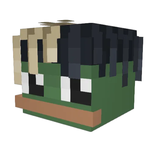F0rukz Minecraft avatar head, 3D render