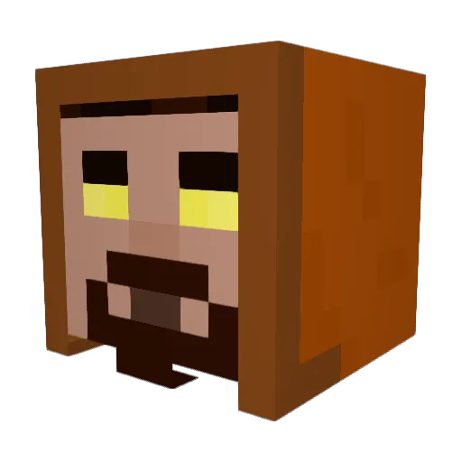 F0ur2wenty Minecraft avatar head, 3D render